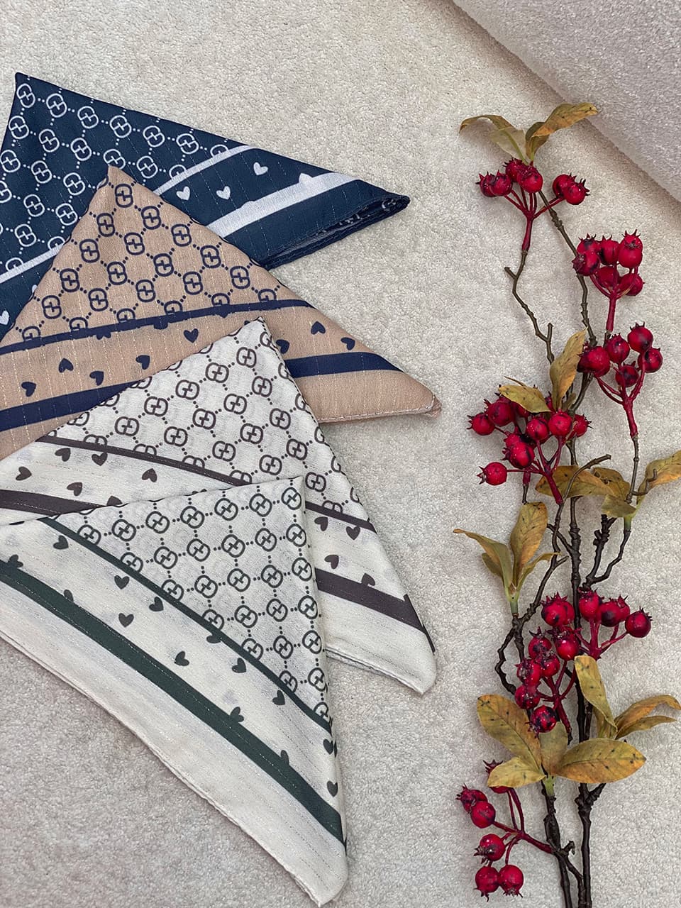 مینی اسکارف نخی لمه دار گوچی فرانلند عمده خدادوست رشت