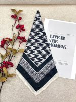 مینی اسکارف نخی لمه دار پیچازی فرانلند عمده خدادوست رشت