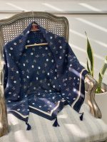 روسری پلیسه سوپر نخ پاپیون عمده خدادوست رشت