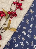 مینی اسکارف نخی شاپرک عیدانه فران لند عمده خدادوست رشت