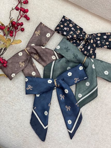 مینی اسکارف نخی عیدانه فرانلند رشت عمده خدادوست