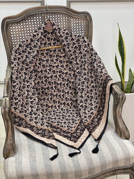 روسری قواره 125 سوپر نخ طرحدار عمده فرانلندخدادوست رشت