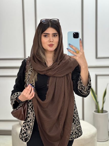 شال حصیری لمه دار دور ریش فرانلند عمده خدادوست رشت