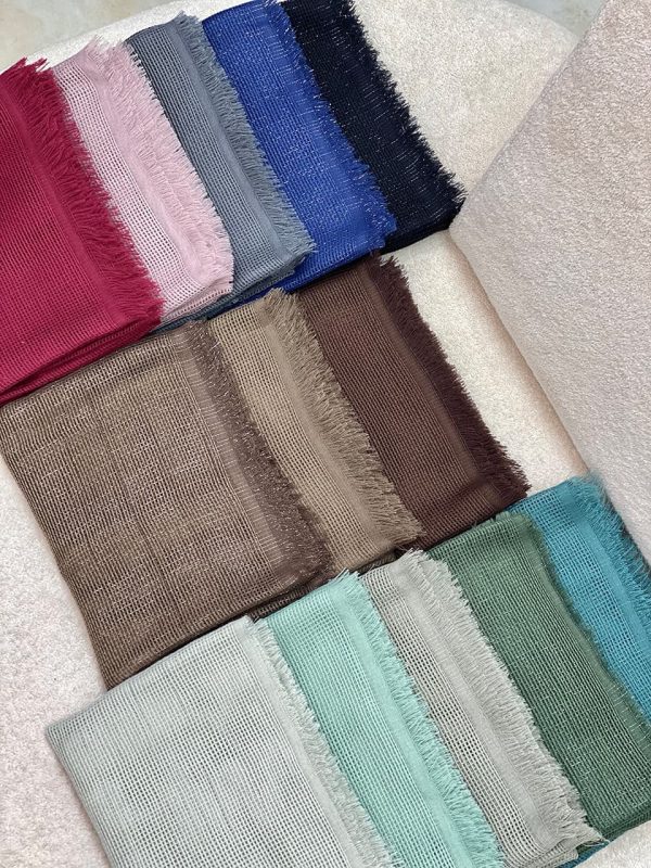 شال حصیری لمه دار دور ریش فرانلند عمده خدادوست رشت