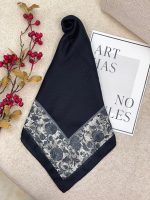 روسری نخی ژاکارد قواره 100 فرانلند رشت عمده خدادوست