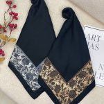 روسری نخی ژاکارد قواره 100 فرانلند رشت عمده خدادوست