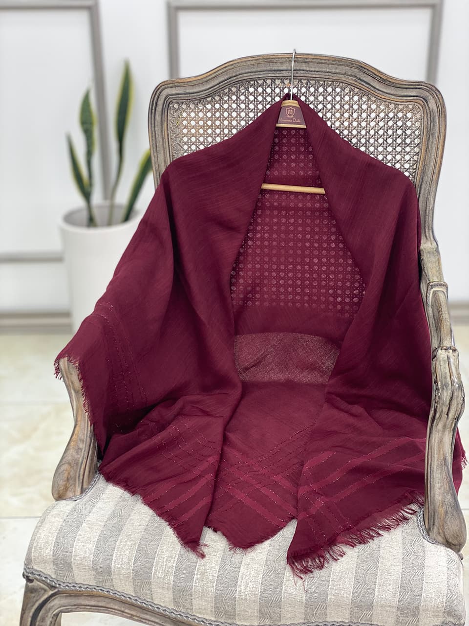 روسری لنین لمه دار قواره 140 بزرگ نخی رشت فرانلند