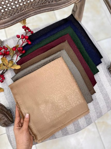 روسری ژاکارد گل رز فر انلند عمده خدادوست رشت