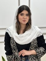 شال وارداتی حریر دور مرواریدی فرانلند عمده خدادوست رشت عیدانه