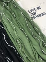 شال وارداتی حریر دور مرواریدی فرانلند عمده خدادوست رشت عیدانه