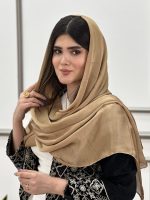 شال مجلسی حریر تک رنگ عیدانه فرانلند رشت عمده خدادوست