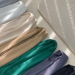 شال مجلسی حریر تک رنگ عیدانه فرانلند رشت عمده خدادوست