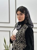 روسری سه گوش گیپور دور عدسی عیدانه فرانلند رشت عمده خدادوست