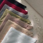 روسری سه گوش گیپور دور عدسی عیدانه فرانلند رشت عمده خدادوست