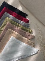 روسری سه گوش گیپور دور عدسی عیدانه فرانلند رشت عمده خدادوست