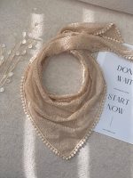 روسری سه گوش گیپور دور عدسی عیدانه فرانلند رشت عمده خدادوست