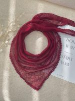 روسری سه گوش گیپور دور عدسی عیدانه فرانلند رشت عمده خدادوست