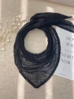 روسری سه گوش گیپور دور عدسی عیدانه فرانلند رشت عمده خدادوست