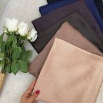 روسری ژاکارد قواره 110 گل فرانلند رشت عمده خدادوست