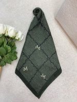 روسری نخی ژاکارد پاپیون فرانلند رشت
