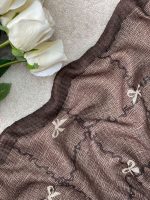 روسری نخی ژاکارد پاپیون فرانلند رشت