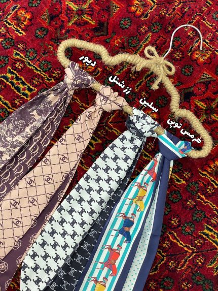 باندانا نخی طرح دار فرانلند اکسسوری رشت