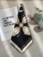 روسری مینی اسکارف قواره 65 ساتن طرحدار رشت فران لند