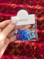 گیره تقی تقی سنجاق سر ستاره ای فلزی لاکی پک سه تایی اکسسوری رشت فران لند