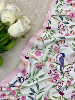 مینی اسکارف ترند ساتن گل فرانلندرشت شال و روسری