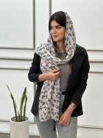 شال موندیال پلیسه گل ریز تابستانه شال و روسری فران لند