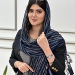 شال تیغ ماهی حریر پلیسه شال و روسری فرانلند رشت