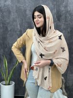 شال پلیسه برشکا پروانه (1699) - Image 2