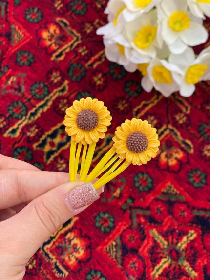 گیره تق تقی آفتابگردون اکسسوری رشت فرانلند