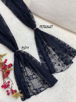 شال توری مشکی برند محرمی مافیای شال و روسری رشت فرانلند