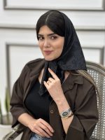 روسری مینی اسکارف ساتن پاپیون رشت فرانلند