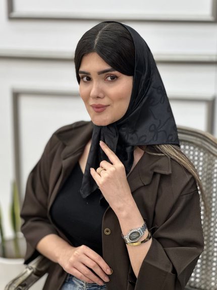 روسری مینی اسکارف ساتن پاپیون رشت فرانلند