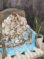 روسری قواره 140 نخی فرانلند رشت