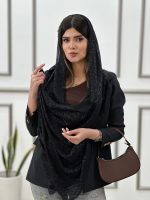 شال حصیری پلنگی لمه دار ترند شال و روسری فران لند رشت