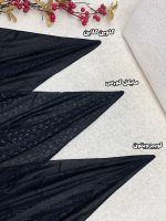 روسری کرپ داغی مشکی محرمی رشت فرانلند