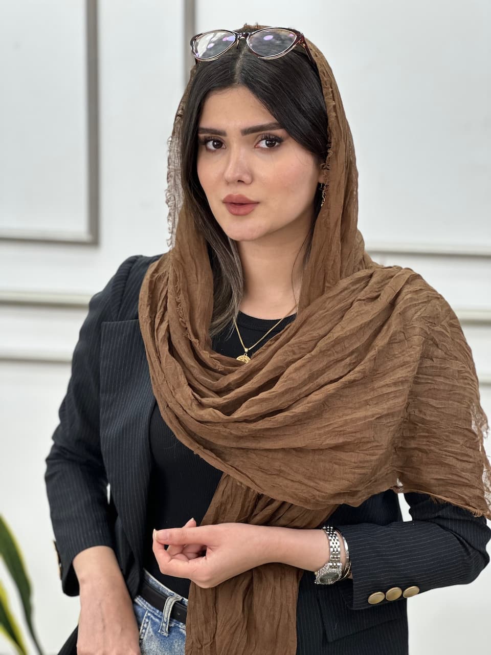 شال دور ریش زارا خنک و سبک و تابستانه فرانلند رشت