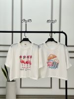 کراپ نخی جلوچاپی خنک لباس رشت فرانلند