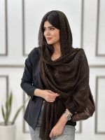 شال حصیری پلنگی لمه دار (2145) - Image 3