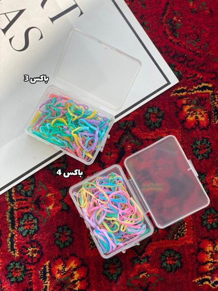 چلگیس چهل گیس کش مو باکسی رنگی بافت اکسسوری رشت فرانلند