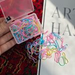چلگیس چهل گیس کش مو باکسی رنگی بافت اکسسوری رشت فرانلند