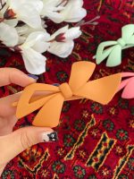 گیره انبری پاستیلی پاپیون اکسسوری مو رشت فرانلند