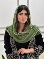 شال حریر وارداتی دور مرواریدی (1-1933)
