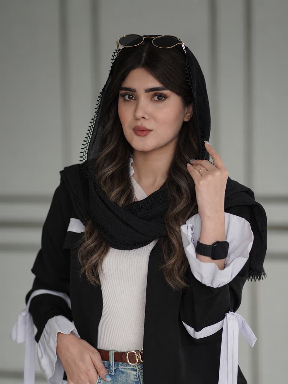 شال پلیسه نوار سوزنی فرانلند رشت
