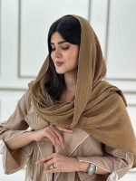 شال دور لمه نخی منگوله دار شال و روسری فرانلند رشت
