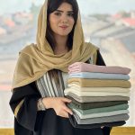 شال پلیسه نخی پاستیلی شال و روسری فرانلند رشت