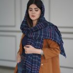 شال موهر چهار خونه ریز (2280)